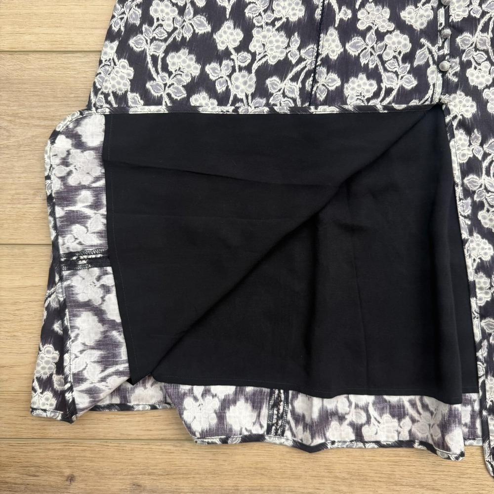 Rebecca Taylor Alicia Floral Midi Dress Long Sleeve Lined Boho Pockets‎ - Picture 11 of 16
